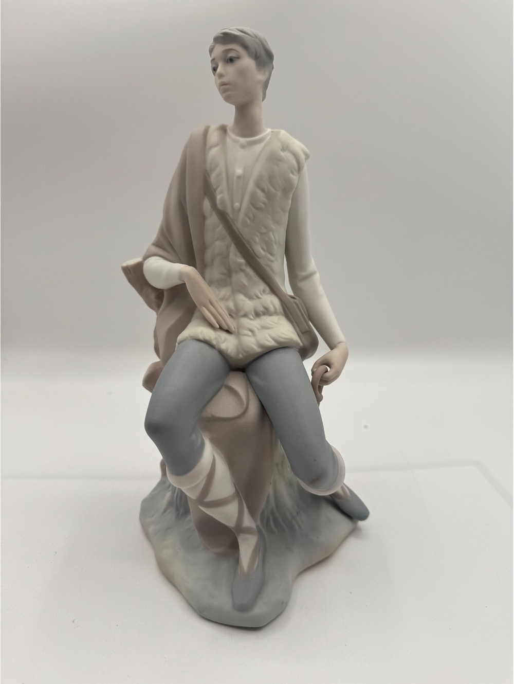 Lladro #4577 New Shepherd Figurine Matte 1969 Fulgencio Garcia Retired